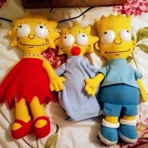 Simpsons soft dolls 1990